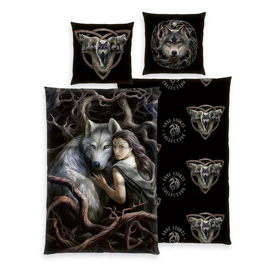 Anne Stokes Bettwäsche Wolfs 135 x 200 cm