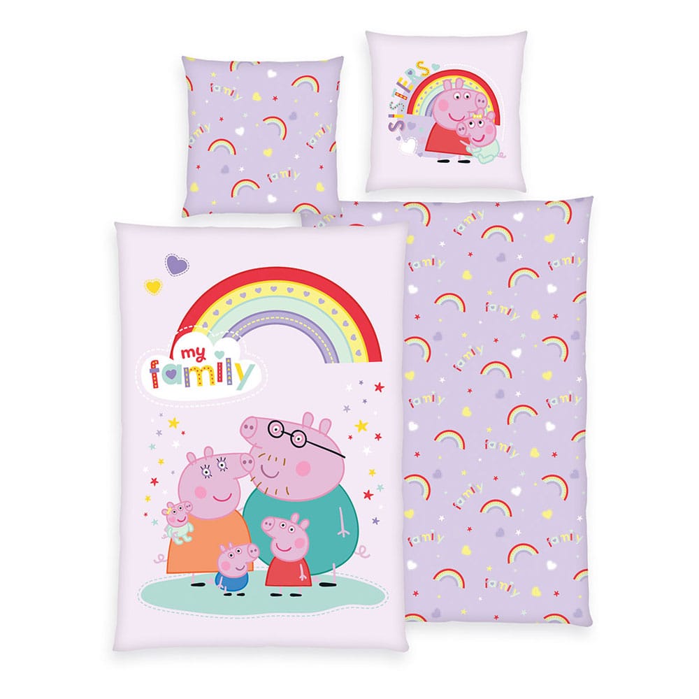 Peppa Pig Bettwäsche Ver. 2 135 x 200 cm