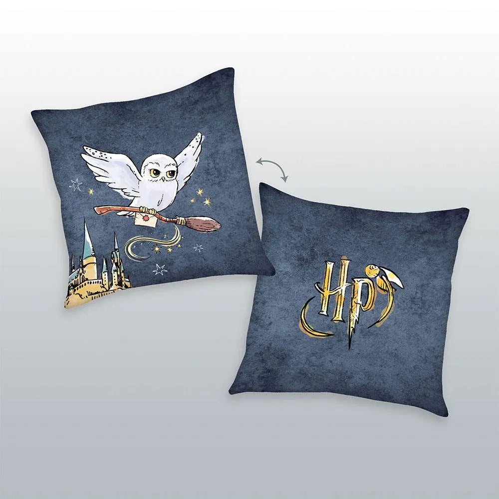 Harry Potter Kissen Logo & Hedwig (5 Stück) 40 x 40 cm