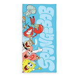 Spongebob Schwammkopf Velours-Handtuch 75 x 150 cm
