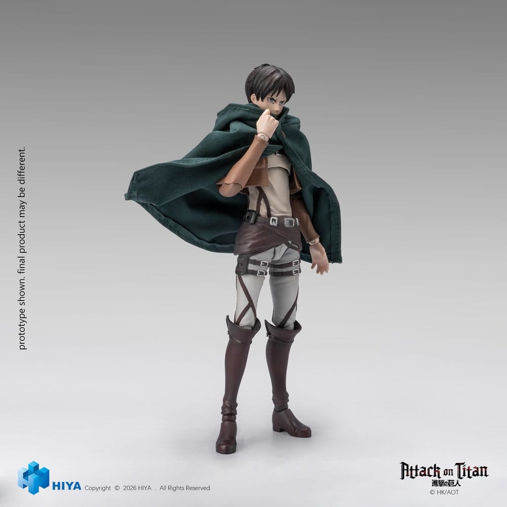 Attack on Titan Exquisite Basic Series Actionfigur 1/12 Eren Yeager 15 cm
