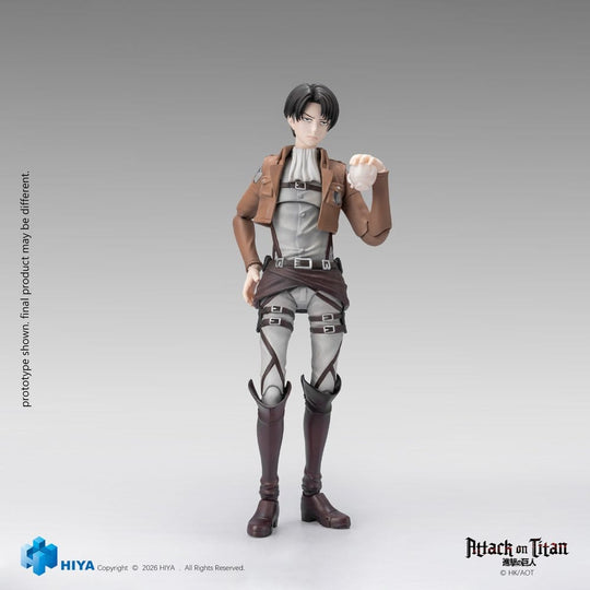 Attack on Titan Exquisite Basic Series Actionfigur 1/12 Levi Ackerman 15 cm