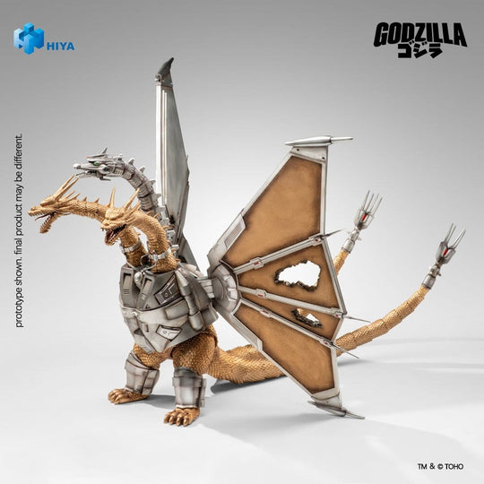 Godzilla vs. King Ghidorah Exquisite Basic Actionfigur Battle Damaged Mecha King Ghidorah 33 cm
