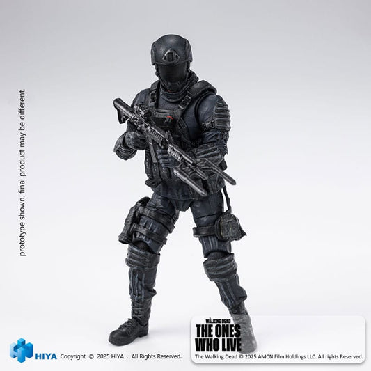 The Walking Dead: The Ones Who Lived Exquisite Mini Actionfigur 1/18 CRM Soldier 10 cm