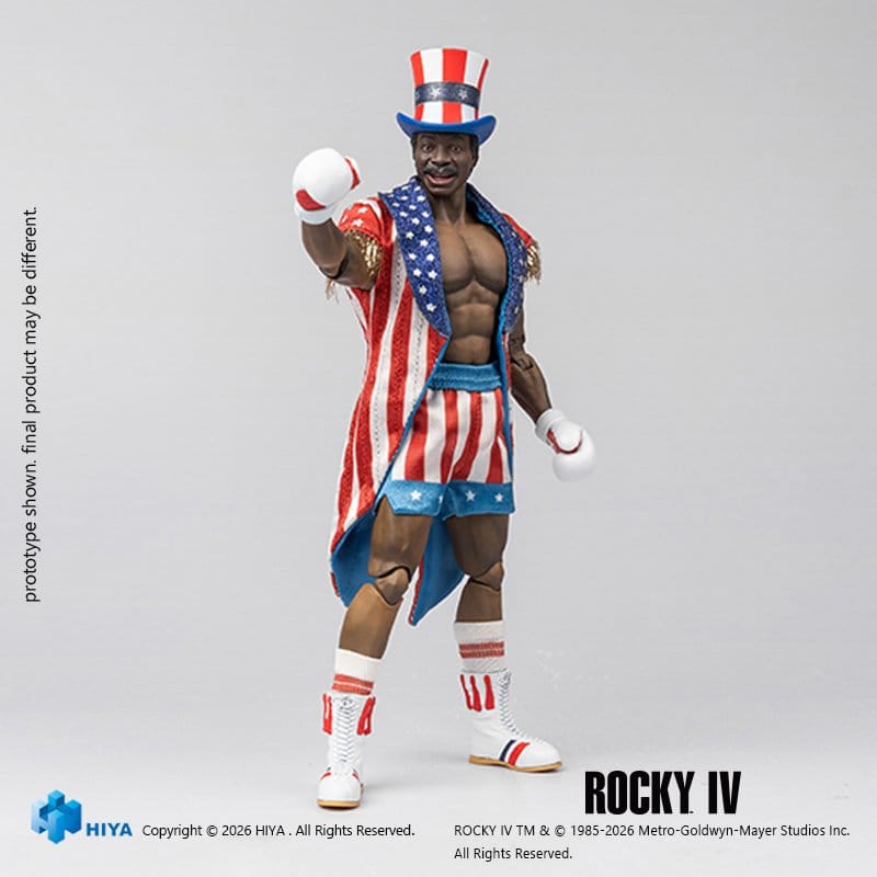 Rocky IV Exquisite Super Series Actionfigur 1/12 Apollo 16 cm