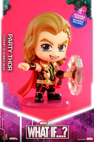 What If...? Cosbaby (S) Minifigur Party Thor 10 cm