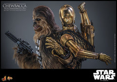 Star Wars Episode V Movie Masterpiece 1/6 Chewbacca with Disassembled C-3PO  HOT TOYS