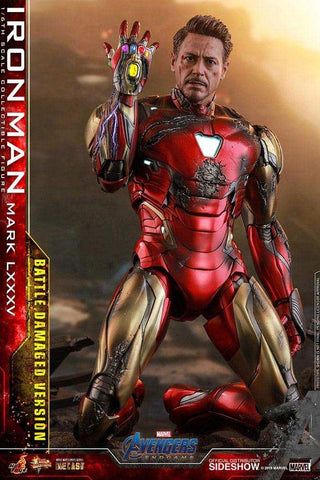 Avengers Endgame Movie Masterpiece Diecast 1/6 Iron Man Mark LXXXV (Battle Damaged Version) Special Edition 32 cm HOT TOYS - Smalltinytoystore