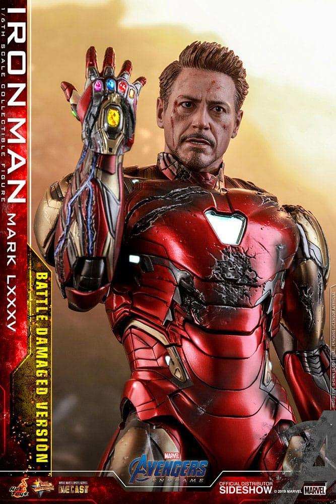 Avengers Endgame Movie Masterpiece Diecast 1/6 Iron Man Mark LXXXV (Battle Damaged Version) Special Edition 32 cm HOT TOYS - Smalltinytoystore