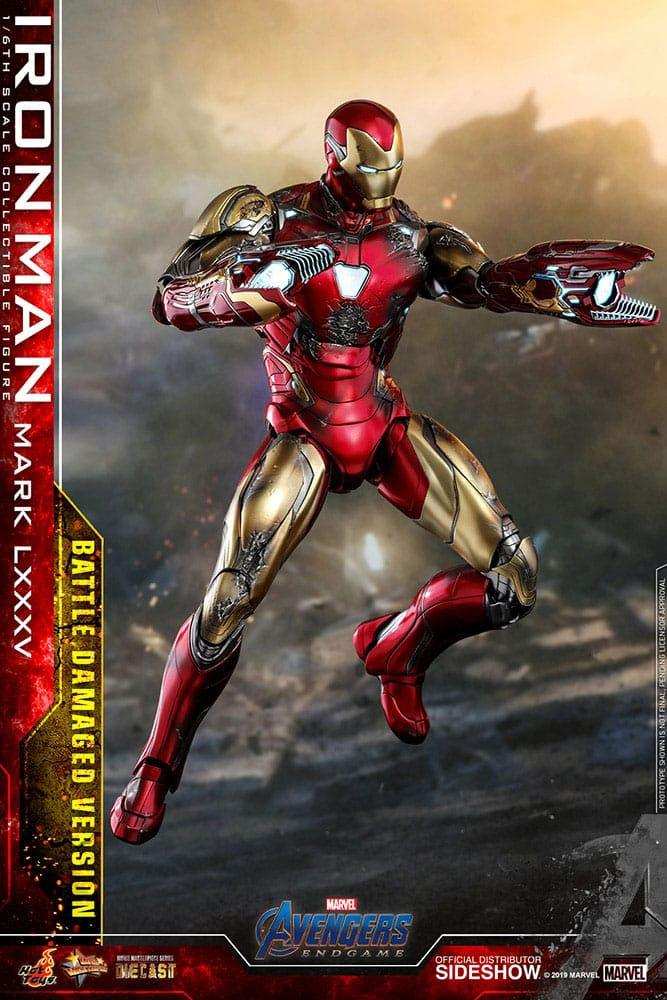 Avengers Endgame Movie Masterpiece Diecast 1/6 Iron Man Mark LXXXV (Battle Damaged Version) Special Edition 32 cm HOT TOYS - Smalltinytoystore