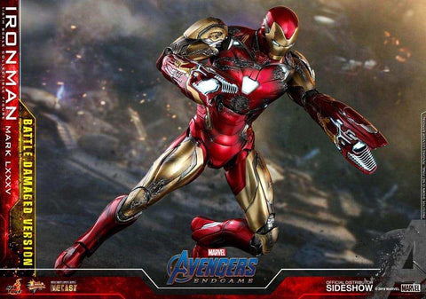 Avengers Endgame Movie Masterpiece Diecast 1/6 Iron Man Mark LXXXV (Battle Damaged Version) Special Edition 32 cm HOT TOYS - Smalltinytoystore