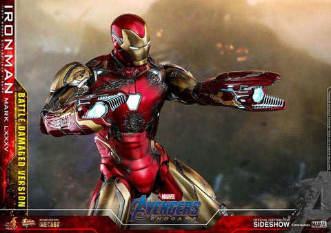 Avengers Endgame Movie Masterpiece Diecast 1/6 Iron Man Mark LXXXV (Battle Damaged Version) Special Edition 32 cm HOT TOYS - Smalltinytoystore