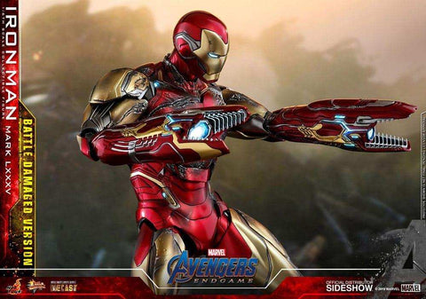 Avengers Endgame Movie Masterpiece Diecast 1/6 Iron Man Mark LXXXV (Battle Damaged Version) Special Edition 32 cm HOT TOYS - Smalltinytoystore