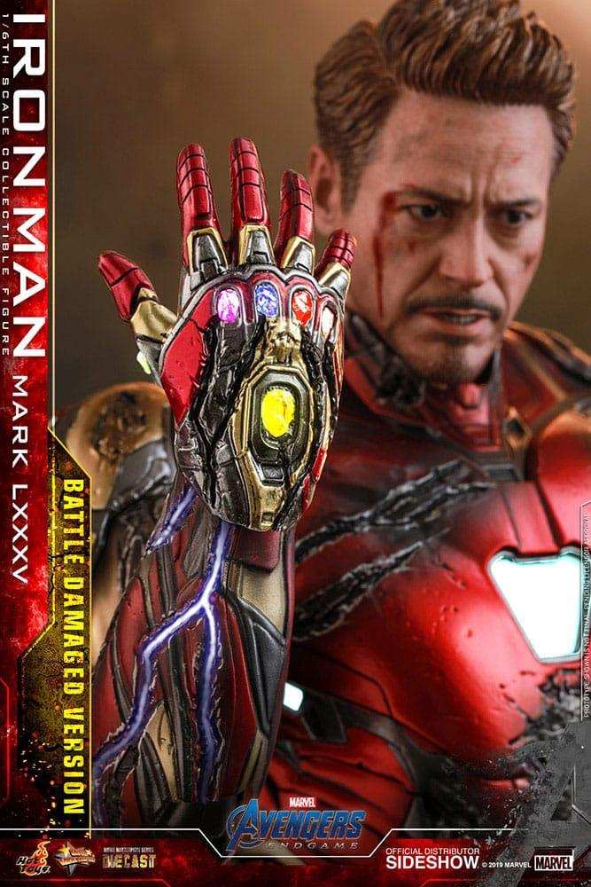 Avengers Endgame Movie Masterpiece Diecast 1/6 Iron Man Mark LXXXV (Battle Damaged Version) Special Edition 32 cm HOT TOYS - Smalltinytoystore