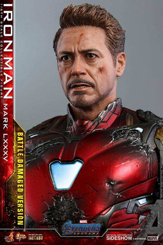 Avengers Endgame Movie Masterpiece Diecast 1/6 Iron Man Mark LXXXV (Battle Damaged Version) Special Edition 32 cm HOT TOYS - Smalltinytoystore