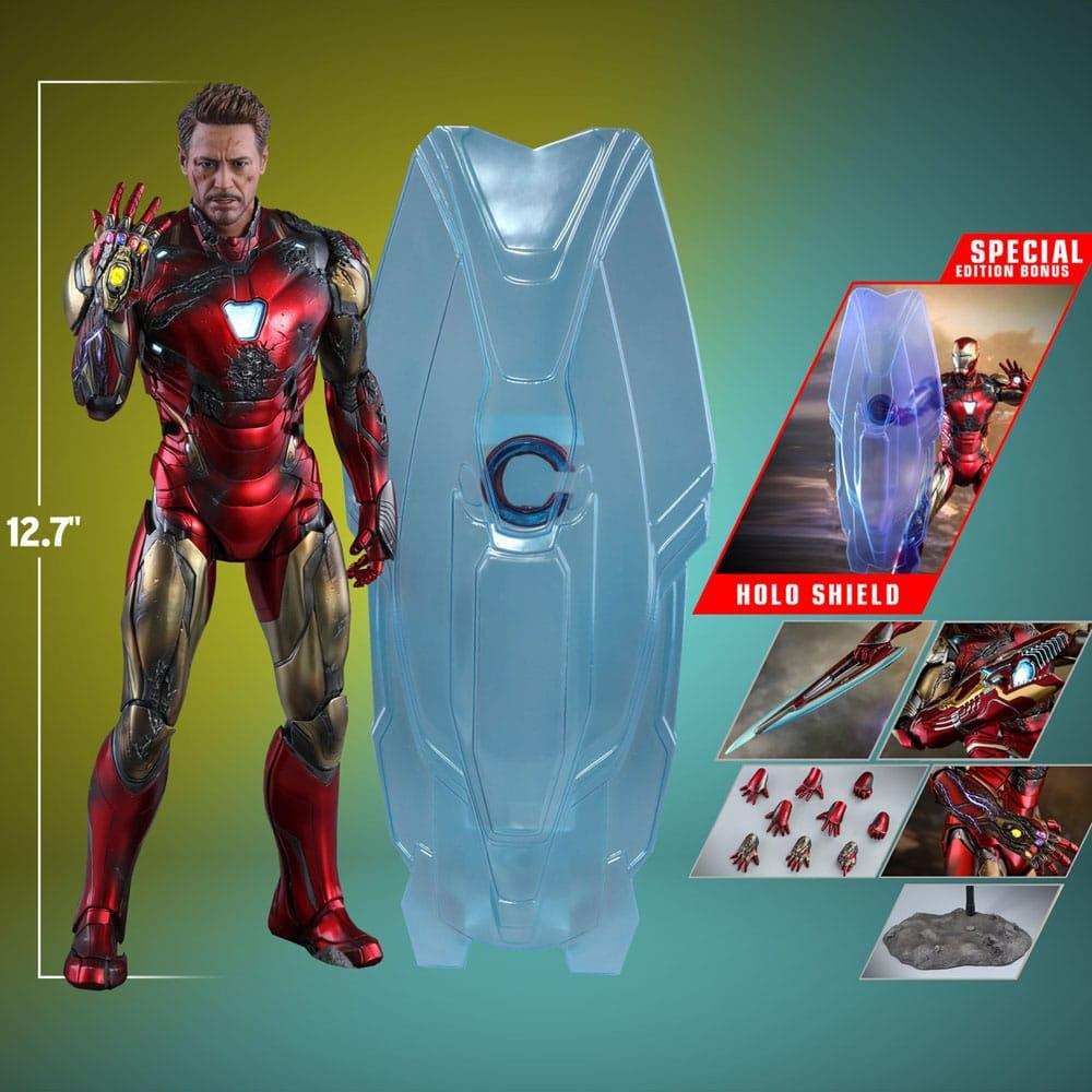 Avengers Endgame Movie Masterpiece Diecast 1/6 Iron Man Mark LXXXV (Battle Damaged Version) Special Edition 32 cm HOT TOYS - Smalltinytoystore