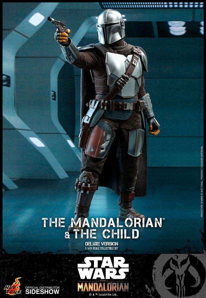 Star Wars The Mandalorian Doppelpack 1/6 The Mandalorian & The Child Deluxe 30 cm - Smalltinytoystore