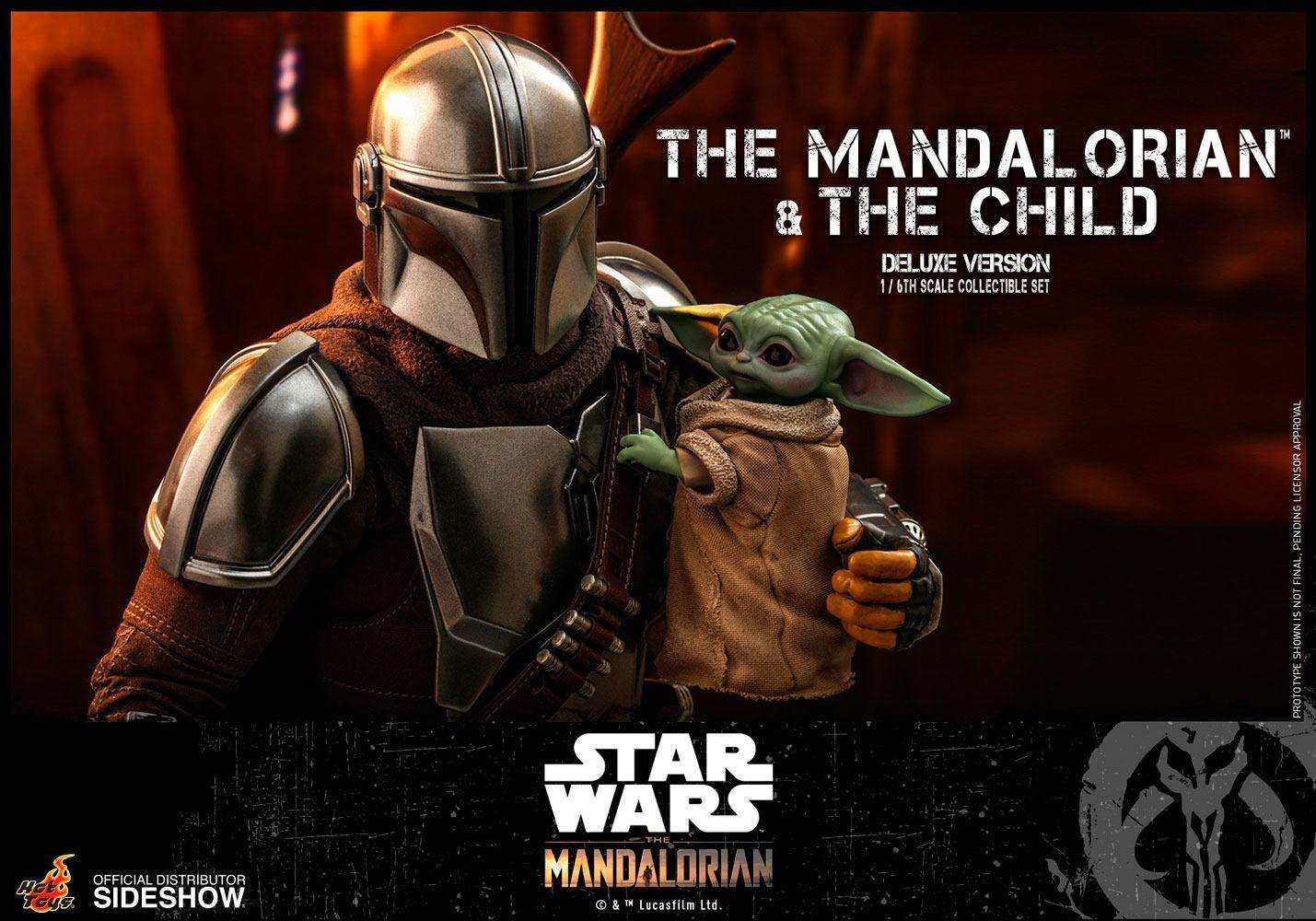 Star Wars The Mandalorian Doppelpack 1/6 The Mandalorian & The Child Deluxe 30 cm - Smalltinytoystore