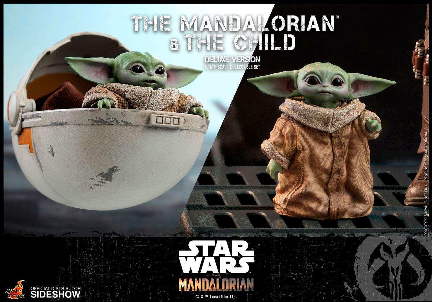 Star Wars The Mandalorian Doppelpack 1/6 The Mandalorian & The Child Deluxe 30 cm - Smalltinytoystore