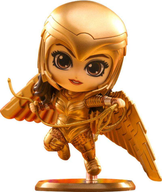 Wonder Woman 1984 Cosbaby (S) Minifigur Golden Armor Wonder Woman (Flying Version) 10 cm