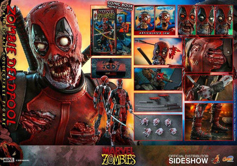 Marvel Zombies Comic Masterpiece 1/6 Zombie Deadpool HOT TOYS