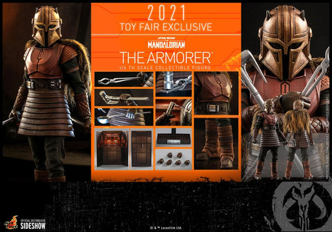 Star Wars The Mandalorian 1/6 The Armorer 2021 Toy Fair Exclusive HOT TOYS