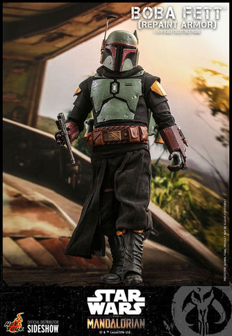 Star Wars The Mandalorian Actionfigur 1/6 Boba Fett (Repaint Armor) 30 cm HOT TOYS