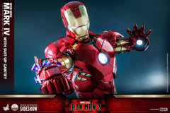 Iron Man 2 1/4 Iron Man Mark IV mit Suit-Up Gantry 49 cm  HOT TOYS