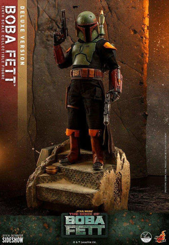 Star Wars The Book of Boba Fett 1/4 Boba Fett (Deluxe Version) 45 cm HOT TOYS - Smalltinytoystore