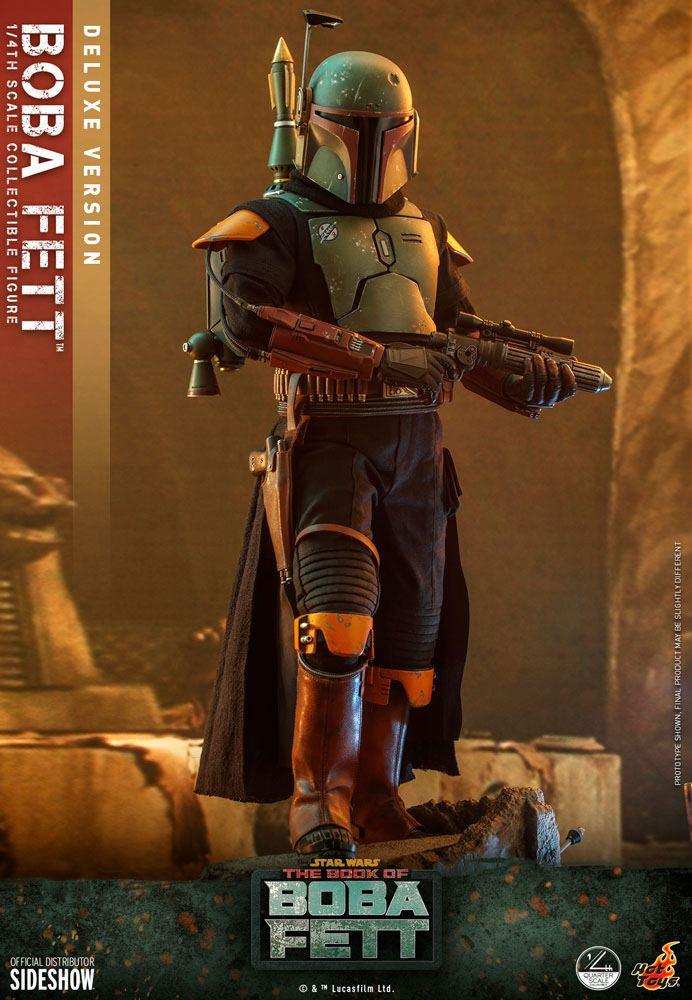 Star Wars The Book of Boba Fett 1/4 Boba Fett (Deluxe Version) 45 cm HOT TOYS - Smalltinytoystore