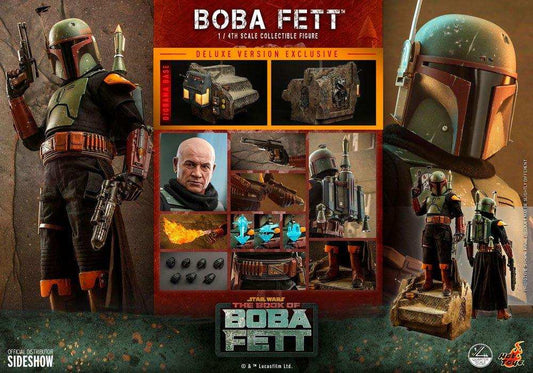 Star Wars The Book of Boba Fett 1/4 Boba Fett (Deluxe Version) 45 cm HOT TOYS - Smalltinytoystore