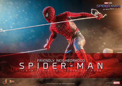 Spider-Man No Way Home Movie Masterpiece 1/6 Friendly  Neighborhood Spider-Man 30 cm HOT TOYS