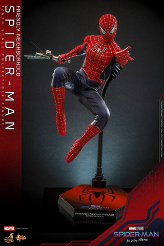 Spider-Man No Way Home Movie Masterpiece 1/6 Friendly  Neighborhood Spider-Man 30 cm HOT TOYS