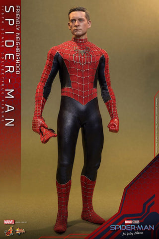 Spider-Man No Way Home Movie Masterpiece 1/6 Friendly  Neighborhood Spider-Man 30 cm HOT TOYS