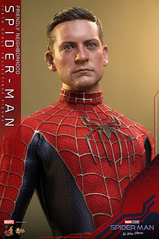 Spider-Man No Way Home Movie Masterpiece 1/6 Friendly  Neighborhood Spider-Man 30 cm HOT TOYS