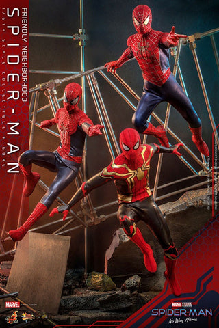 Spider-Man No Way Home Movie Masterpiece 1/6 Friendly  Neighborhood Spider-Man 30 cm HOT TOYS