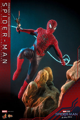 Spider-Man No Way Home Movie Masterpiece 1/6 Friendly  Neighborhood Spider-Man 30 cm HOT TOYS