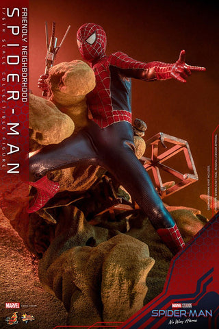 Spider-Man No Way Home Movie Masterpiece 1/6 Friendly  Neighborhood Spider-Man 30 cm HOT TOYS