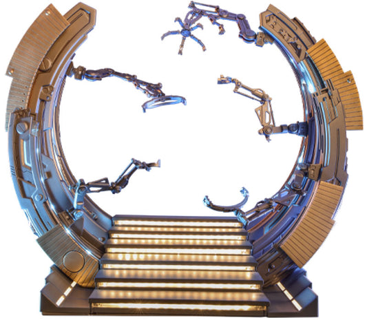 Marvel's The Avengers Accessories Collection Series Zubehör-Set Iron Man Suit-Up Gantry