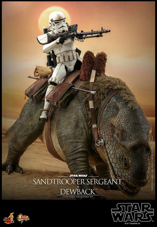 Star Wars Episode IV 2er-Pack 1/6 Sandtrooper Sergeant & Dewback 30 cm HOT TOYS