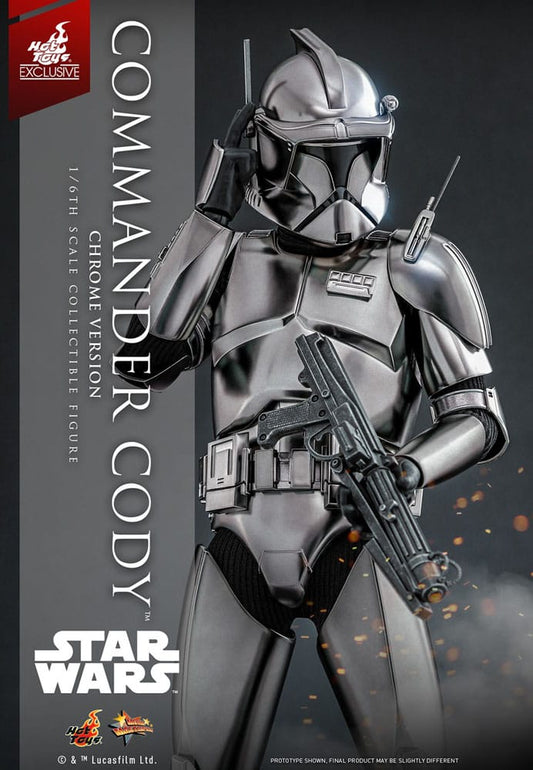 Star Wars Movie Masterpiece 1/6 Commander Cody (Chrome Version) Hot Toys Exclusive 30 cm