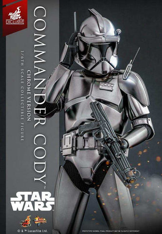 Star Wars Movie Masterpiece 1/6 Commander Cody (Chrome Version) Hot Toys Exclusive 30 cm HOT TOYS - Smalltinytoystore