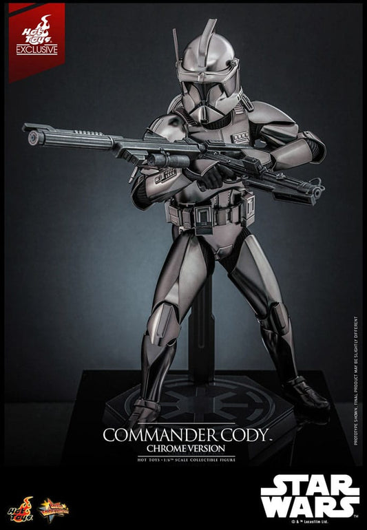 Star Wars Movie Masterpiece 1/6 Commander Cody (Chrome Version) Hot Toys Exclusive 30 cm