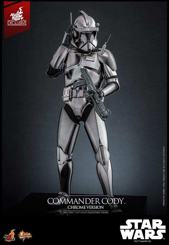 Star Wars Movie Masterpiece 1/6 Commander Cody (Chrome Version) Hot Toys Exclusive 30 cm HOT TOYS - Smalltinytoystore