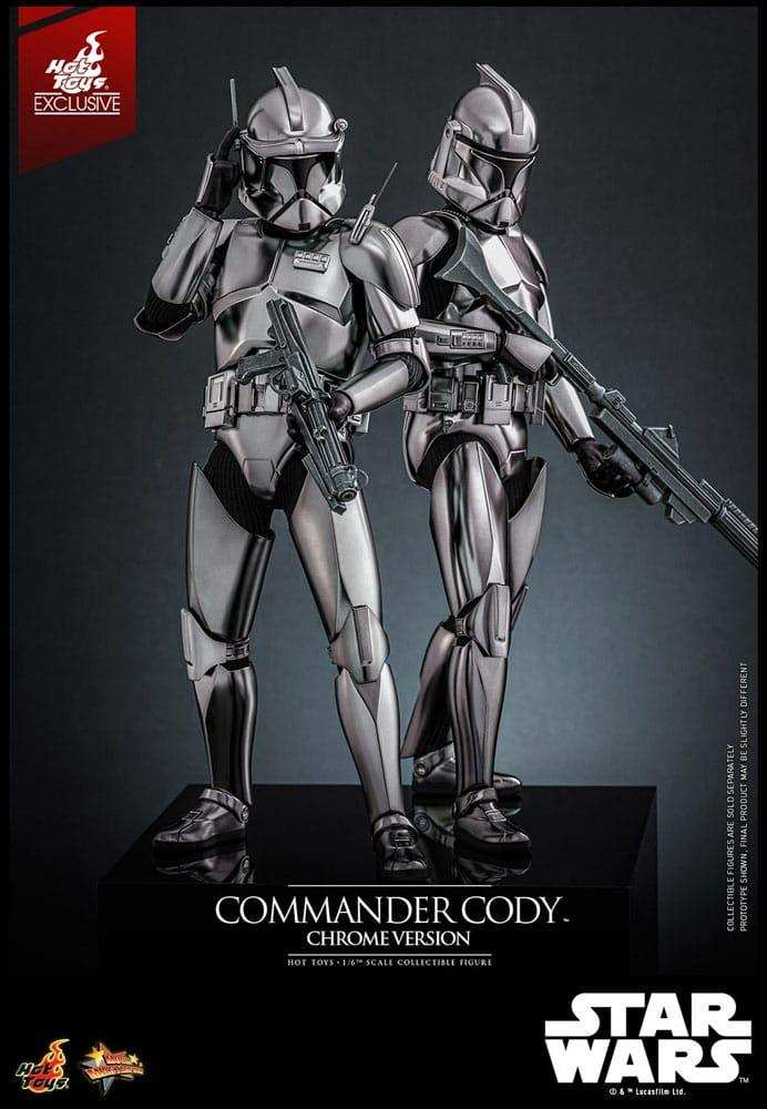 Star Wars Movie Masterpiece 1/6 Commander Cody (Chrome Version) Hot Toys Exclusive 30 cm HOT TOYS - Smalltinytoystore