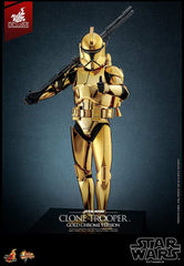 Star Wars 1/6 Clone Trooper (Gold Chrome Version) Exclusive HOT TOYS