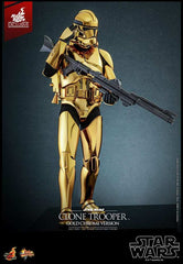 Star Wars 1/6 Clone Trooper (Gold Chrome Version) Exclusive HOT TOYS