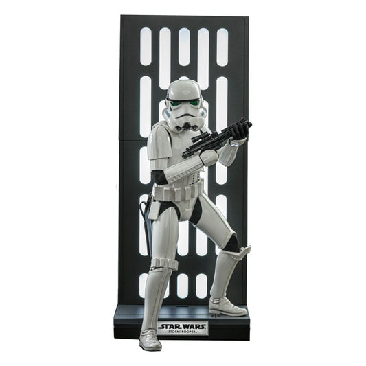 Star Wars Movie Masterpiece Actionfigur 1/6 Stormtrooper with Death Star Environment 30 cm - Beschädigte Verpackung