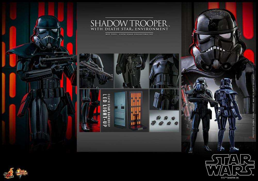 Star Wars Movie Masterpiece 1/6 Shadow Trooper with Death Star Environment 30 cm HOT TOYS - Smalltinytoystore