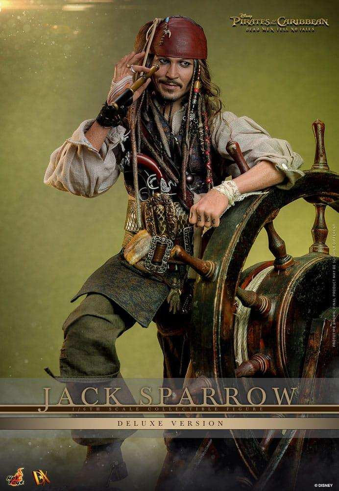 Pirates of the Caribbean Salazars Rache DX Actionfigur 1/6 Jack Sparrow (Deluxe Version) 30 cm HOT TOYS - Smalltinytoystore